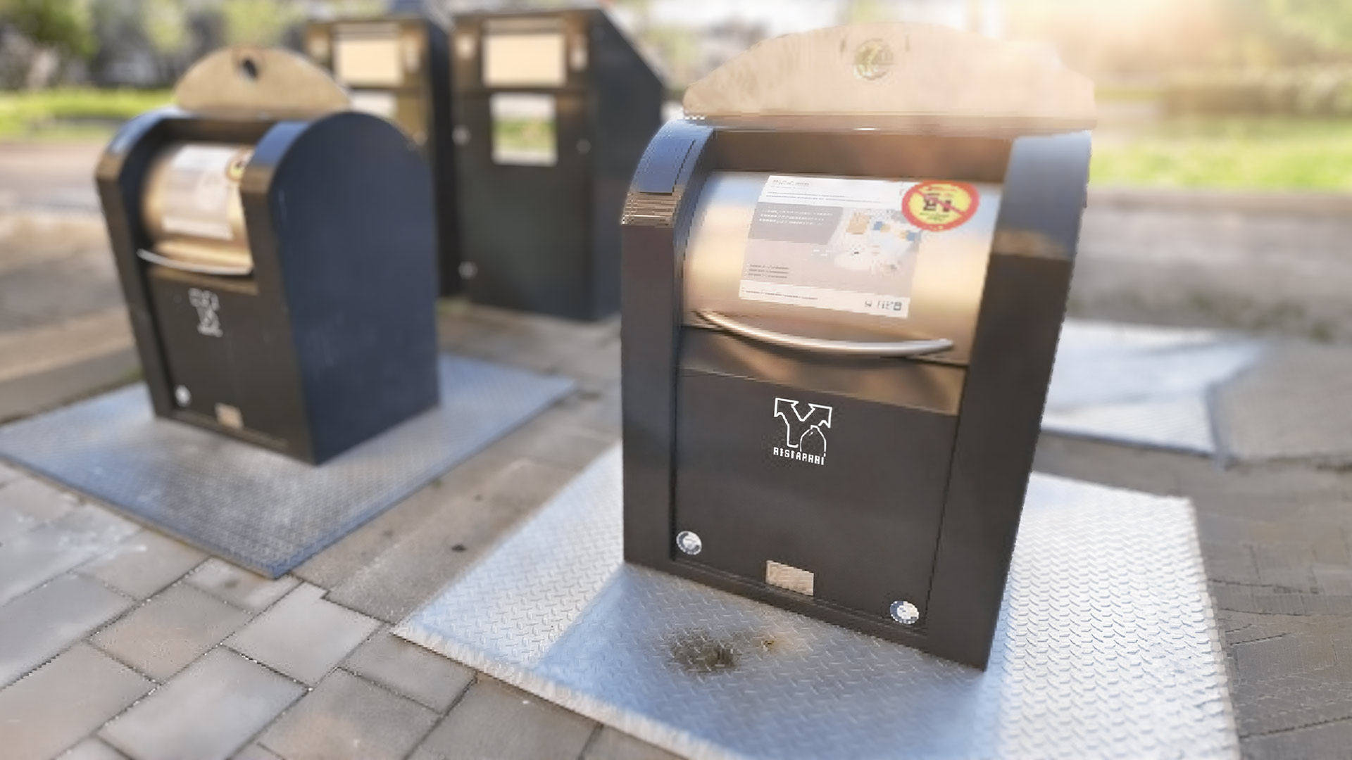 Ondergrondse container zonder zwerfafvalklep Groningensingel Arnhem